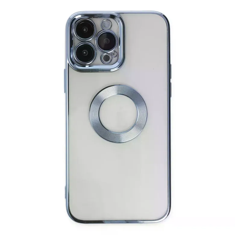 İphone 14 Pro Kılıf Slot Silikon - Sierra Blue