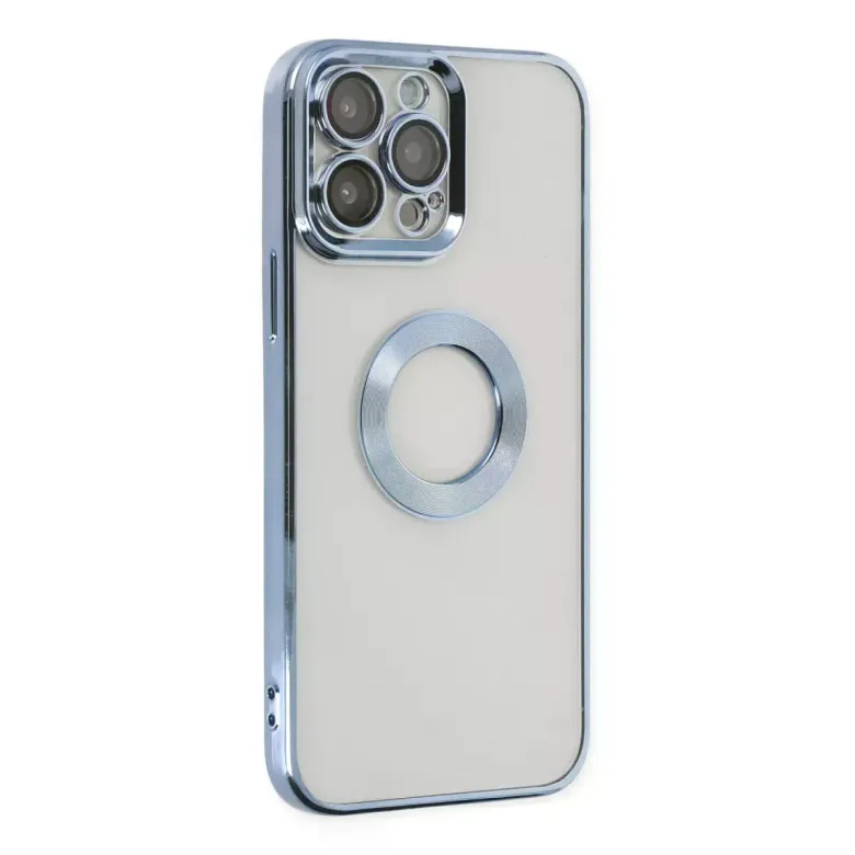 İphone 14 Pro Kılıf Slot Silikon - Sierra Blue