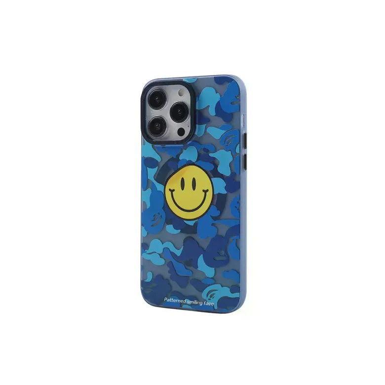İphone 14 Pro Max Kılıf Apollo Magneticsafe Desenli Kapak - Apollo Mavi - 1