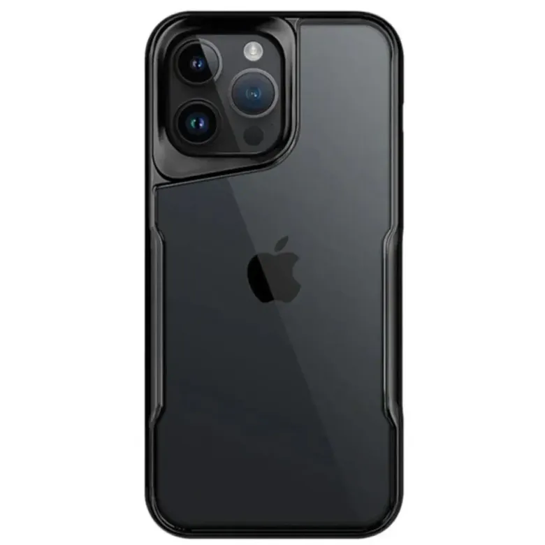 İphone 14 Pro Max Kılıf Boyi Silikon Kapak - Siyah