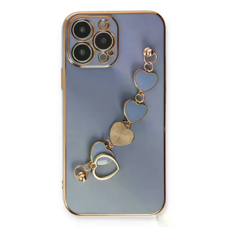 iPhone 14 Pro Max Kılıf Esila Silikon - Gri