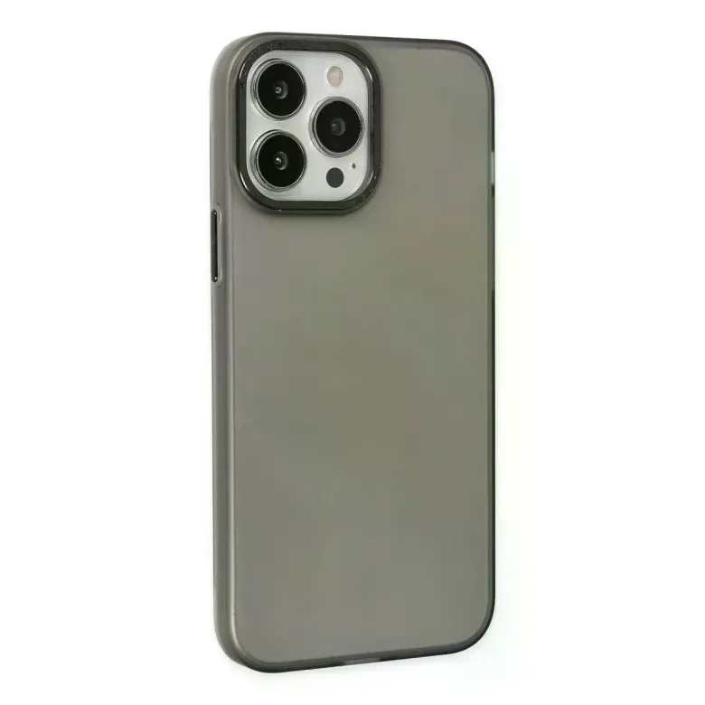iPhone 14 Pro Max Kılıf Modos Metal Kapak - Siyah