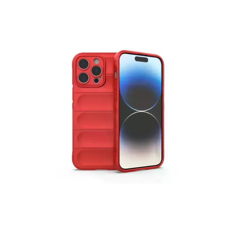 İphone 14 Pro Max Kılıf Optimum Silikon - Kırmızı
