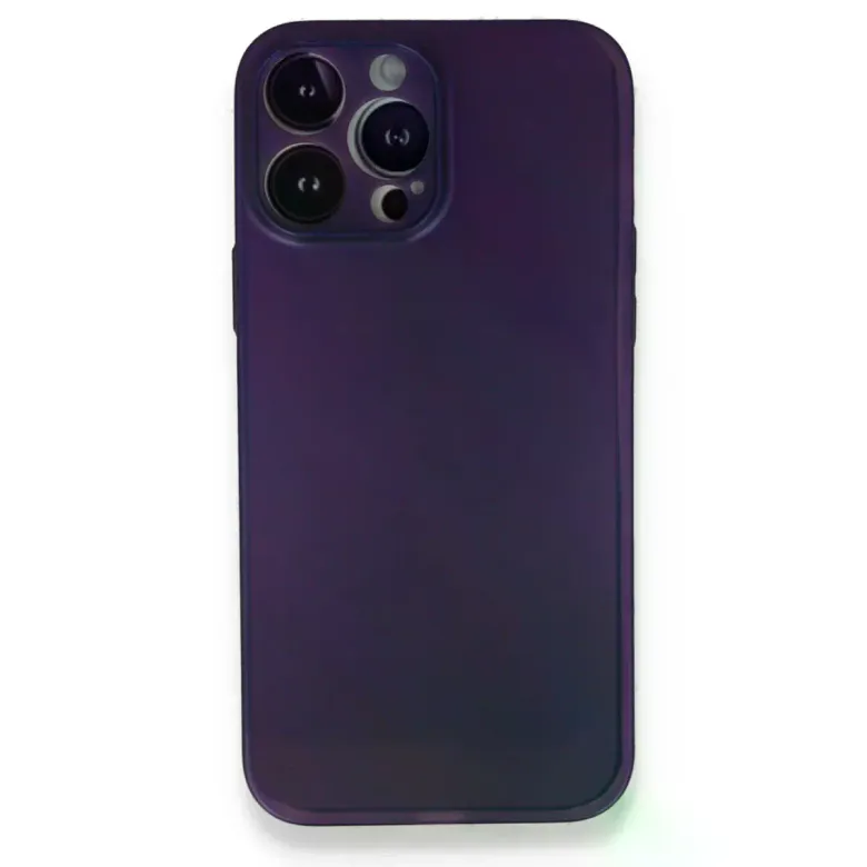 iPhone 14 Pro Max Kılıf PP Ultra İnce Kapak - Mor