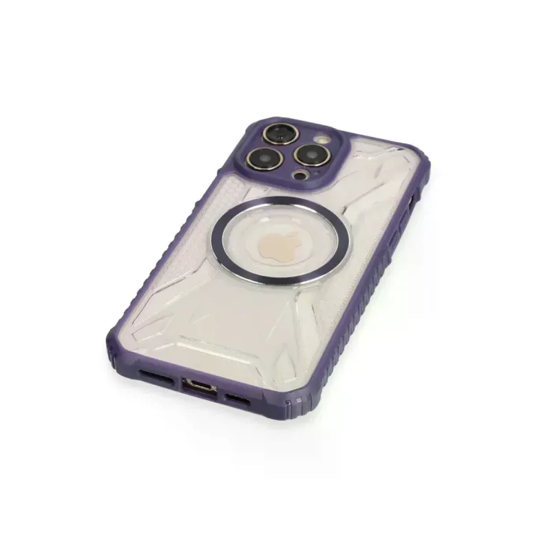iPhone 14 Pro Max Kılıf Prag Magneticsafe Kapak - Derin Mor