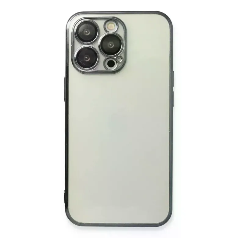 iPhone 14 Pro Max Kılıf Razer Lensli Silikon - Siyah