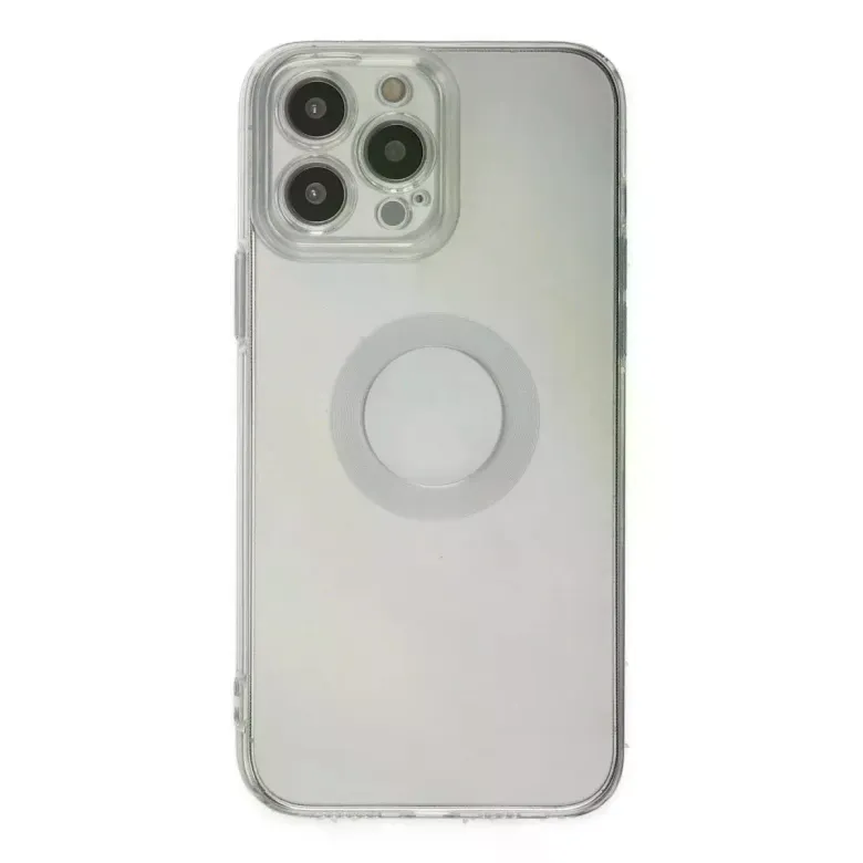 iPhone 14 Pro Max Kılıf Santa Lens Silikon - Şeffaf