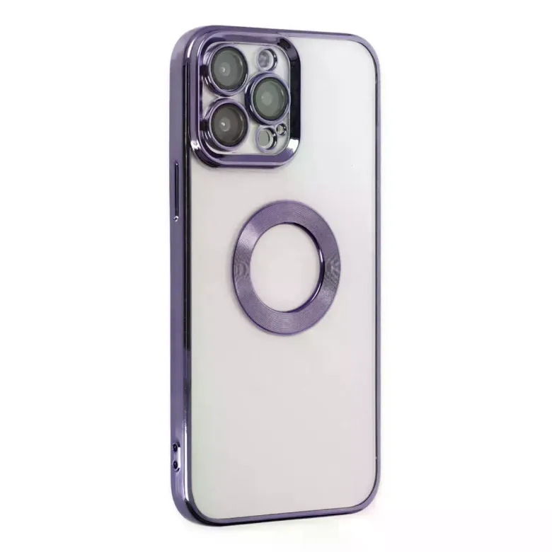 iPhone 14 Pro Max Kılıf Slot Silikon - Mor