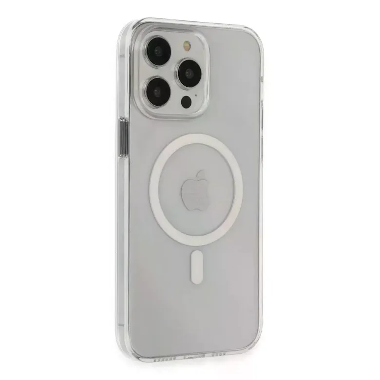 İphone 14 Pro Max Kılıf Tron Şeffaf Magsafe Kapak - Şeffaf