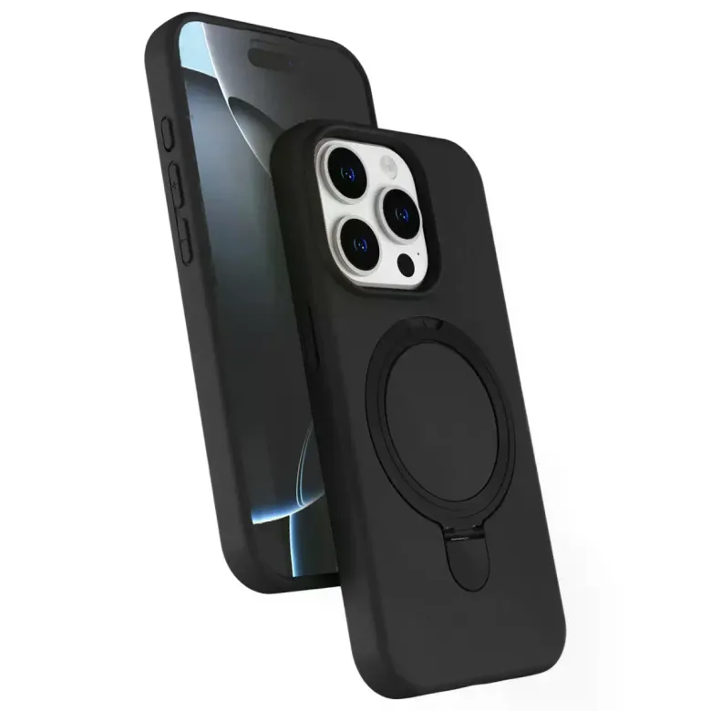 İphone 14 Pro Max Regal Magsafe Standlı Kapak - Siyah