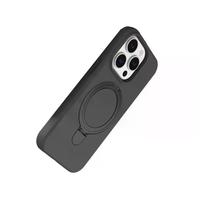 İphone 14 Pro Max Regal Magsafe Standlı Kapak - Titan Gri