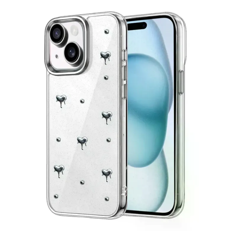 İphone 15 Fiyonk Desenli Kapak - Desen 1