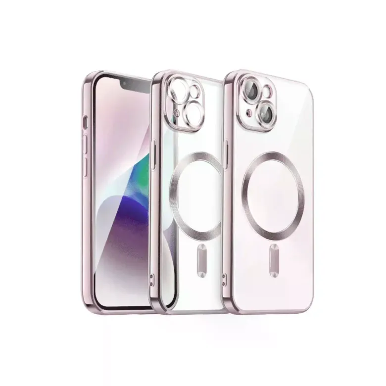 iPhone 15 Kılıf Kross Magneticsafe Kapak - Rose