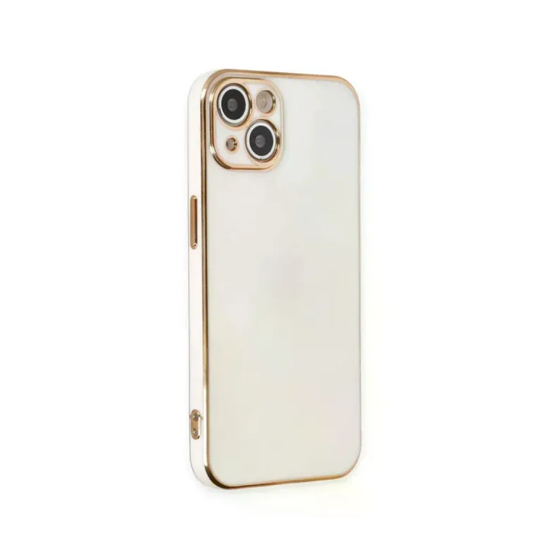 iPhone 15 Kılıf Volet Silikon - Beyaz