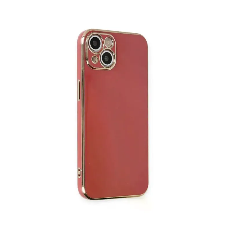 iPhone 15 Kılıf Volet Silikon - Kırmızı