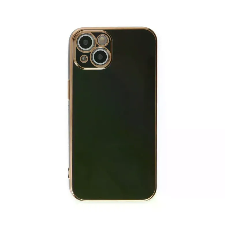 iPhone 15 Kılıf Volet Silikon - Siyah
