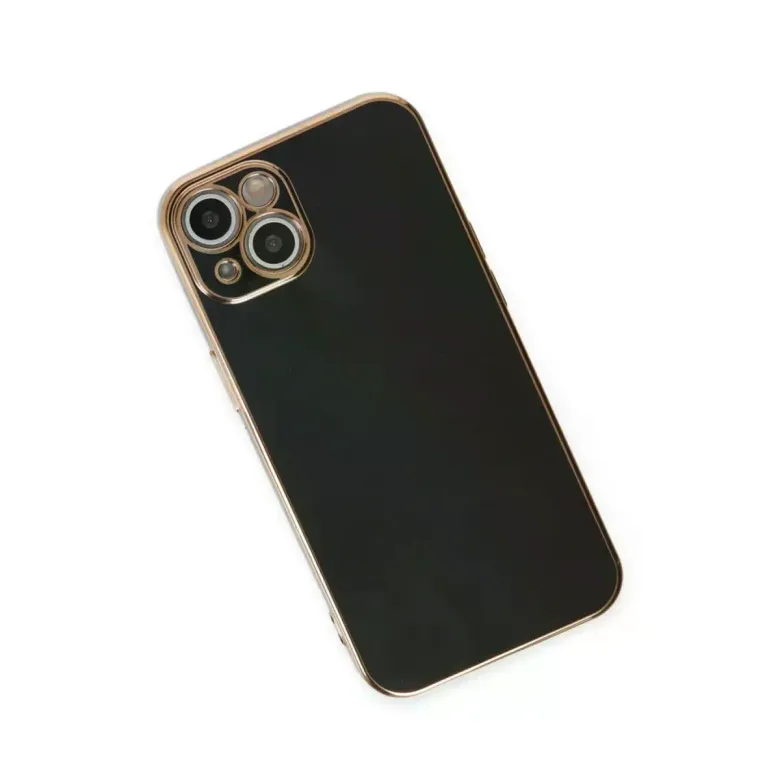 iPhone 15 Kılıf Volet Silikon - Siyah
