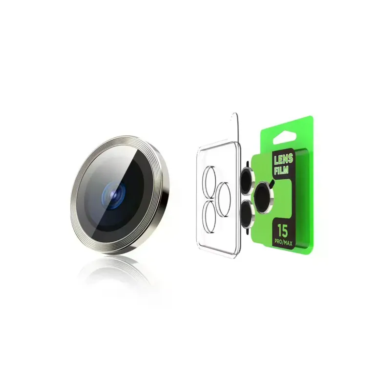 İphone 15 Plus Raze Metal Kamera Lens - Pembe