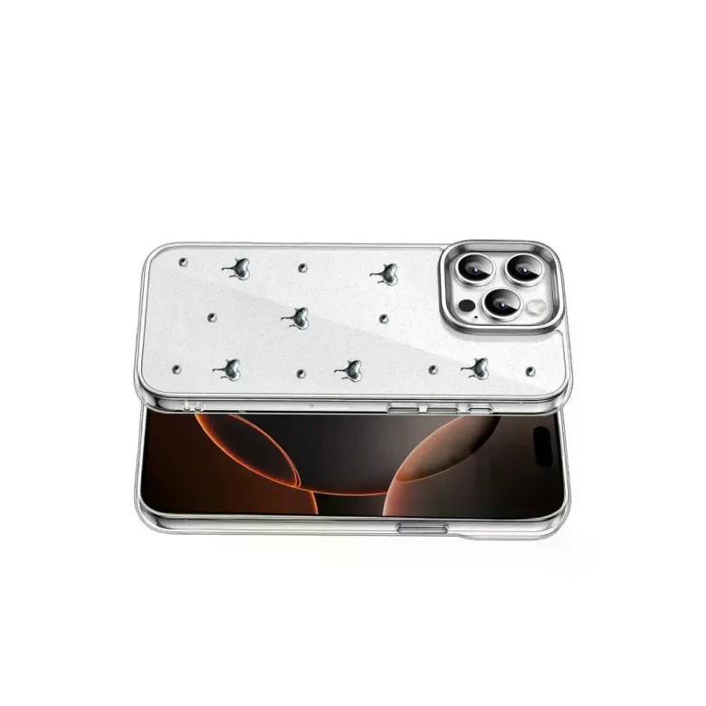 İphone 15 Pro Fiyonk Desenli Kapak - Desen 1