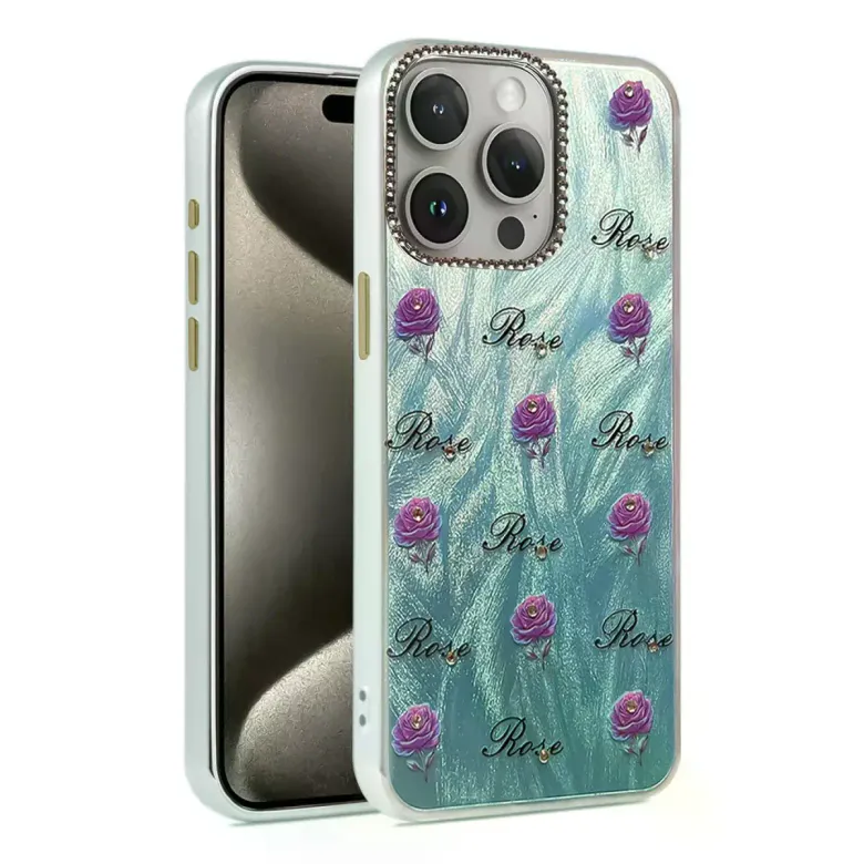 İphone 15 Pro Kılıf Blade Aynalı Desenli Kapak - Desen 9
