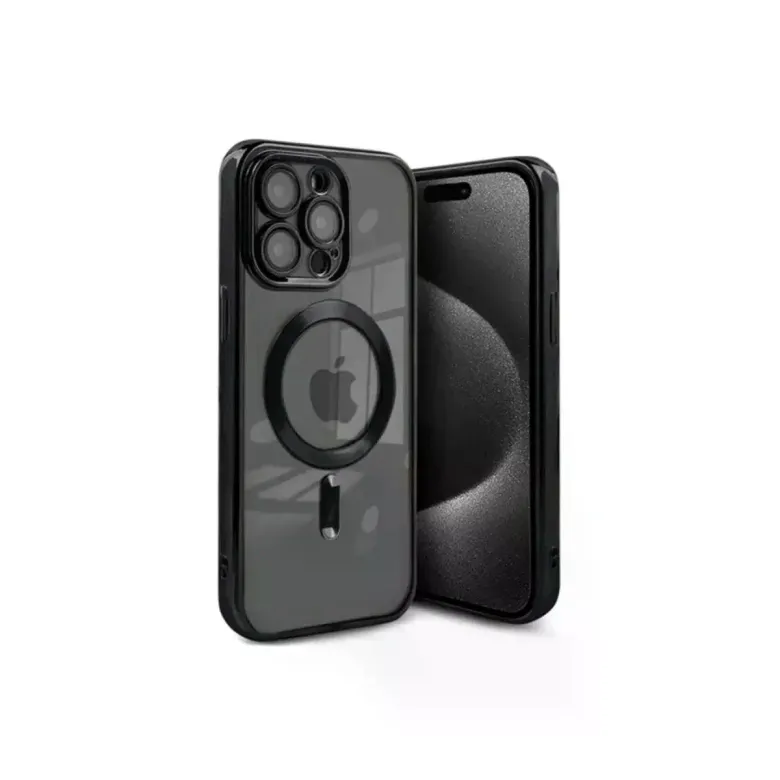 iPhone 15 Pro Kılıf Kross Magneticsafe Kapak - Siyah