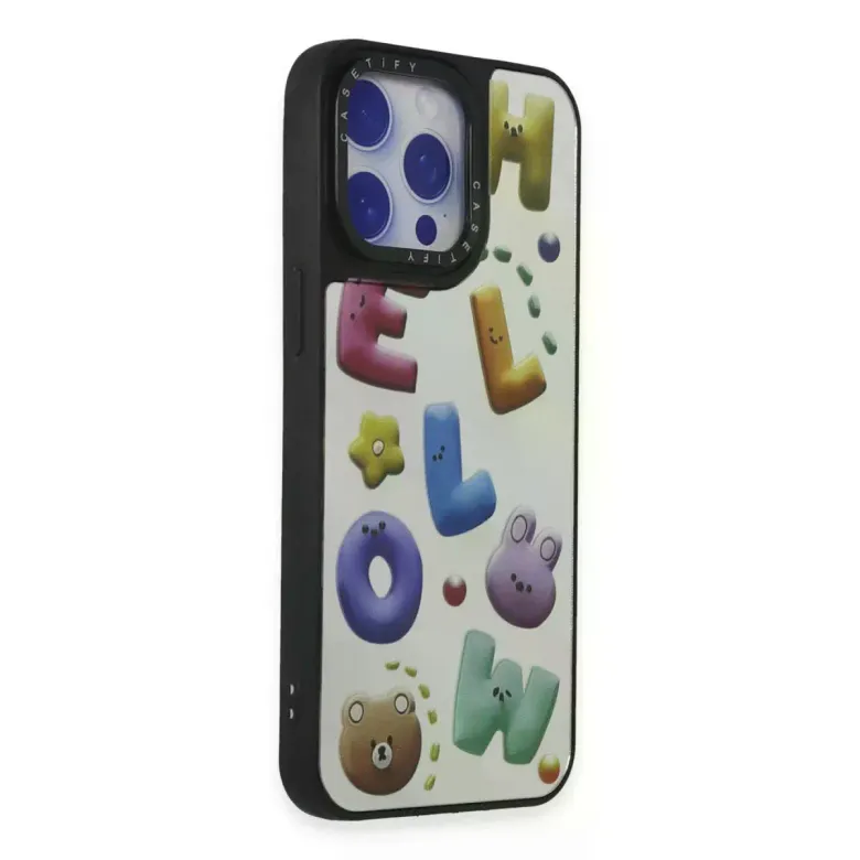 iPhone 15 Pro Kılıf Mirror Desenli Kapak - Mirror - 15