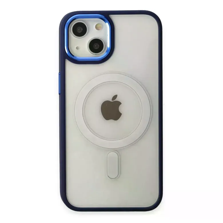 iPhone 15 Pro Kılıf Room Magneticsafe Silikon - Lacivert