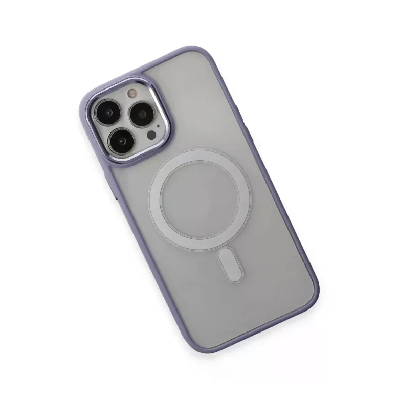 iPhone 15 Pro Kılıf Room Magneticsafe Silikon - Lila
