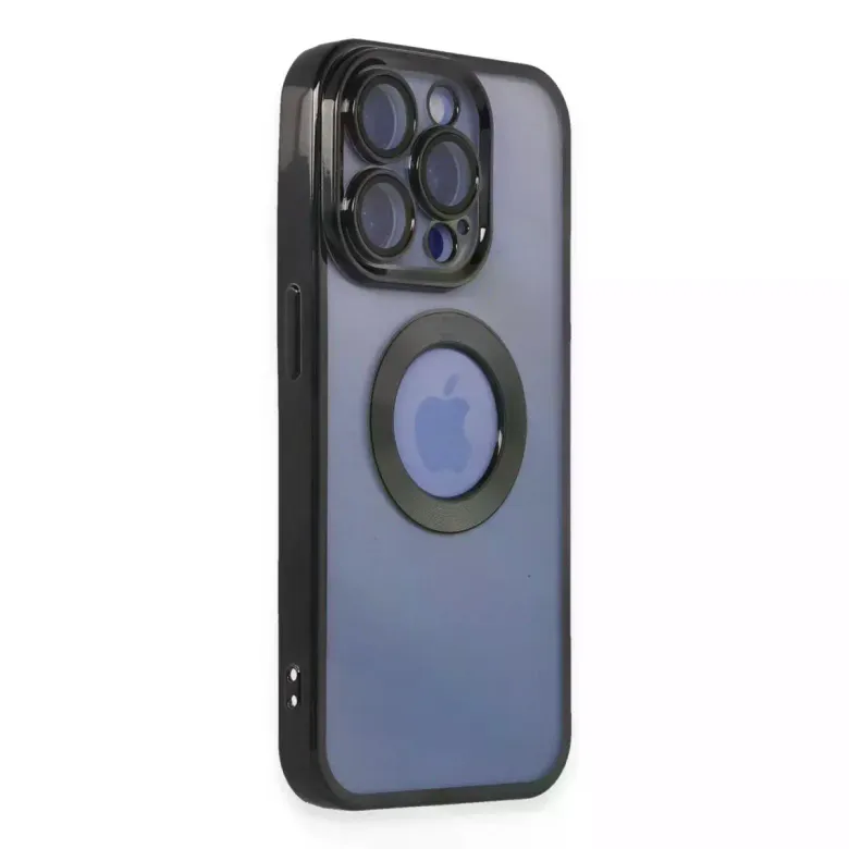 iPhone 15 Pro Kılıf Slot Silikon - Siyah