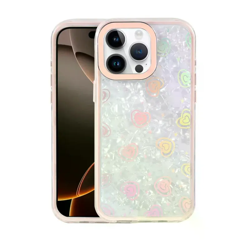 İphone 15 Pro Lumi Desenli Kapak - Pembe