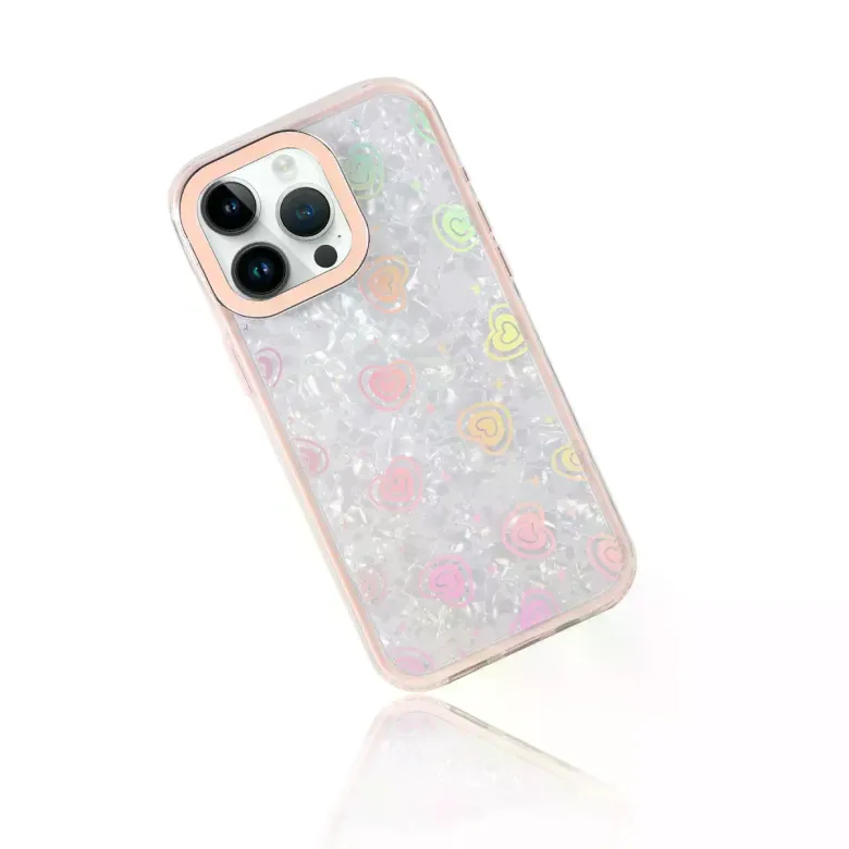 İphone 15 Pro Lumi Desenli Kapak - Pembe