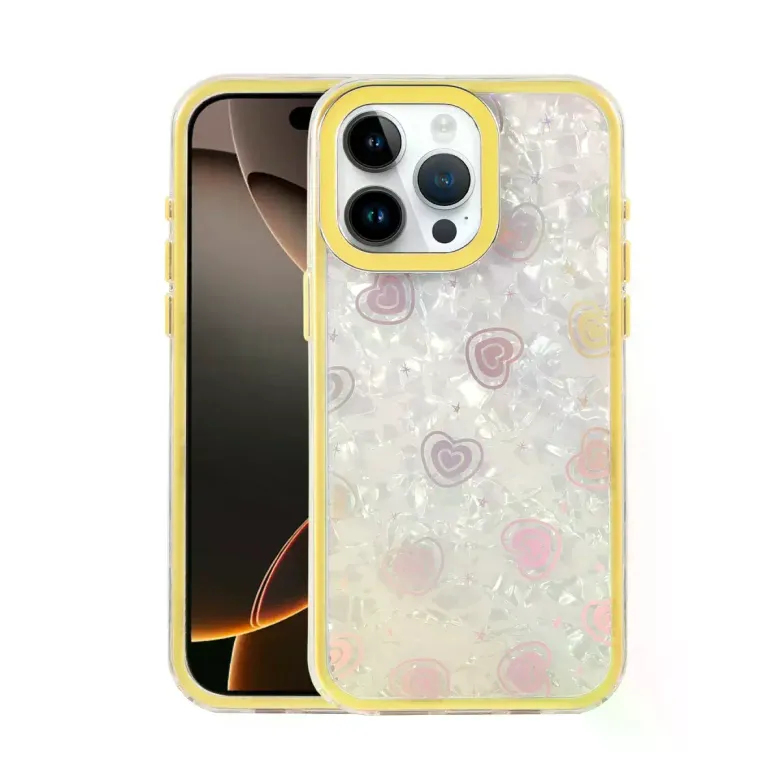 İphone 15 Pro Lumi Desenli Kapak - Sarı