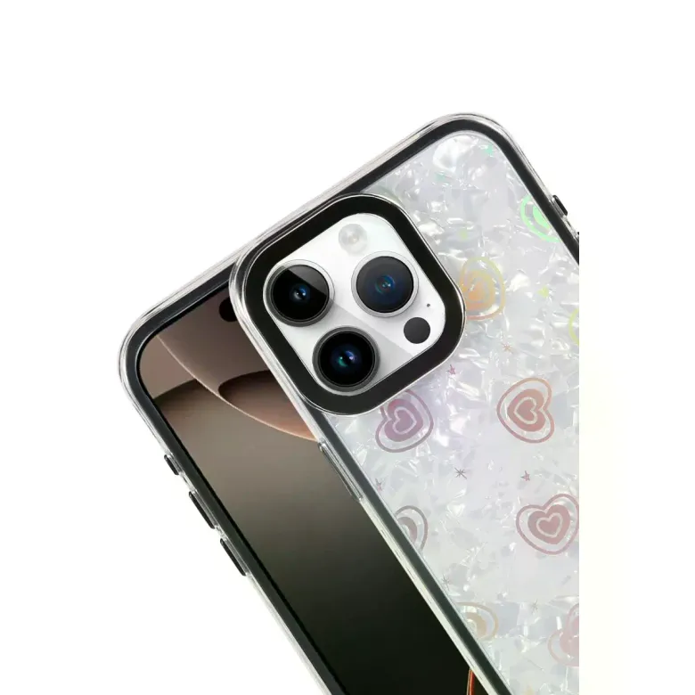 İphone 15 Pro Lumi Desenli Kapak - Siyah