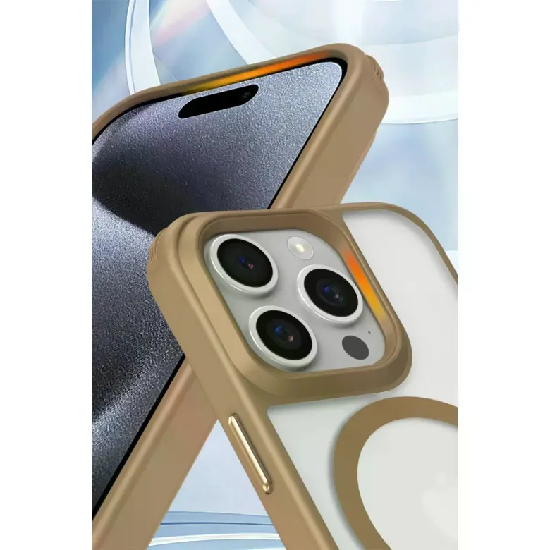 İphone 15 Pro Max Kılıf Enka Magsafe Silikon Kılıf - Siyah