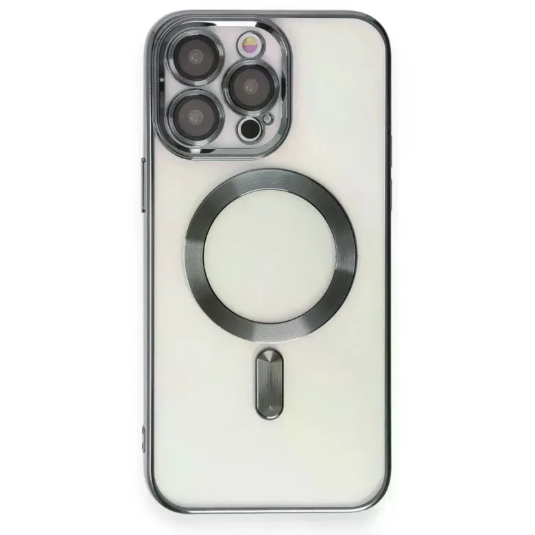 iPhone 15 Pro Max Kılıf Kross Magneticsafe Kapak - Titan Gri