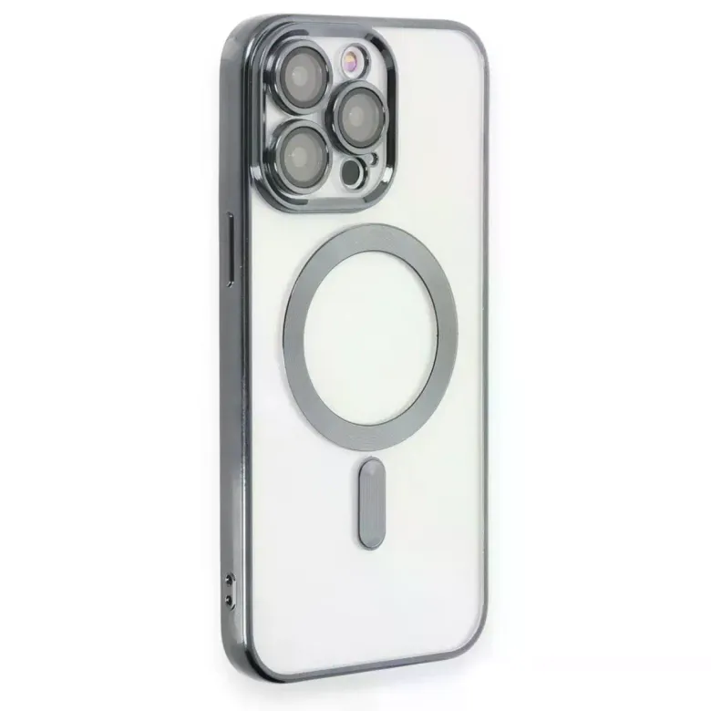 iPhone 15 Pro Max Kılıf Kross Magneticsafe Kapak - Titan Gri