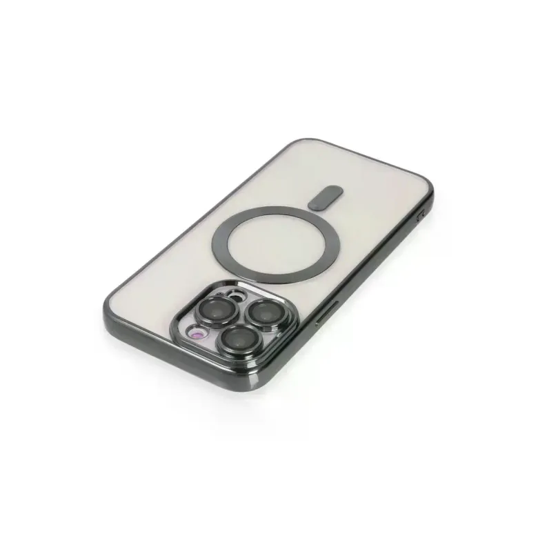 iPhone 15 Pro Max Kılıf Kross Magneticsafe Kapak - Titan Gri