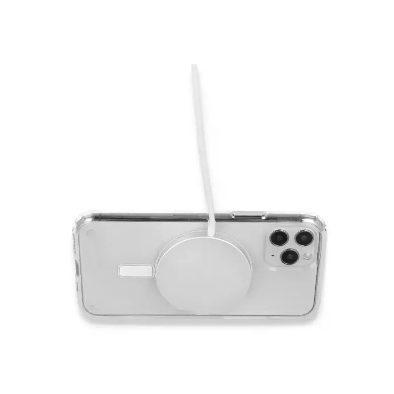 iPhone 15 Pro Max Kılıf Magneticsafe Şeffaf Silikon - Şeffaf