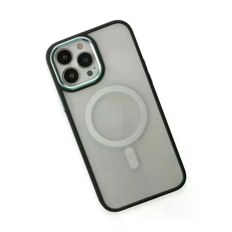 iPhone 15 Pro Max Kılıf Room Magneticsafe Silikon - Köknar Yeşili