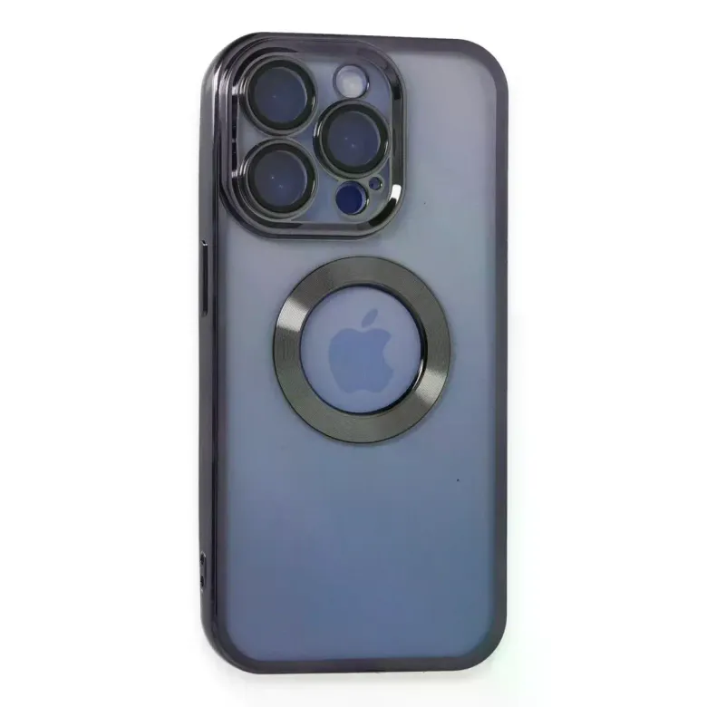iPhone 15 Pro Max Kılıf Slot Silikon - Mor