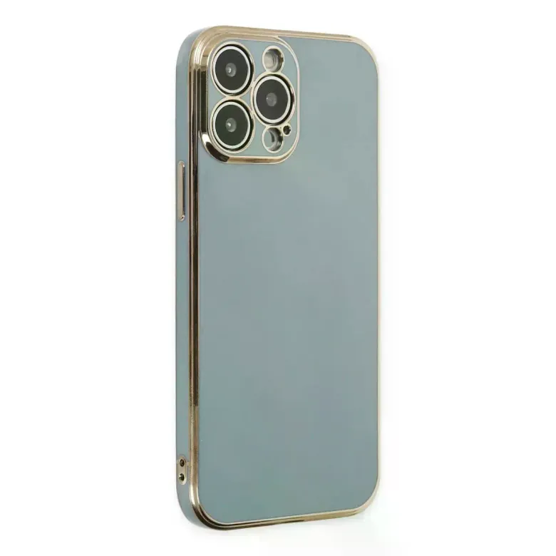iPhone 15 Pro Max Kılıf Volet Silikon - Açık Yeşil