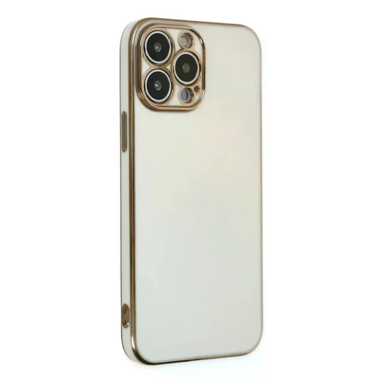 iPhone 15 Pro Max Kılıf Volet Silikon - Beyaz