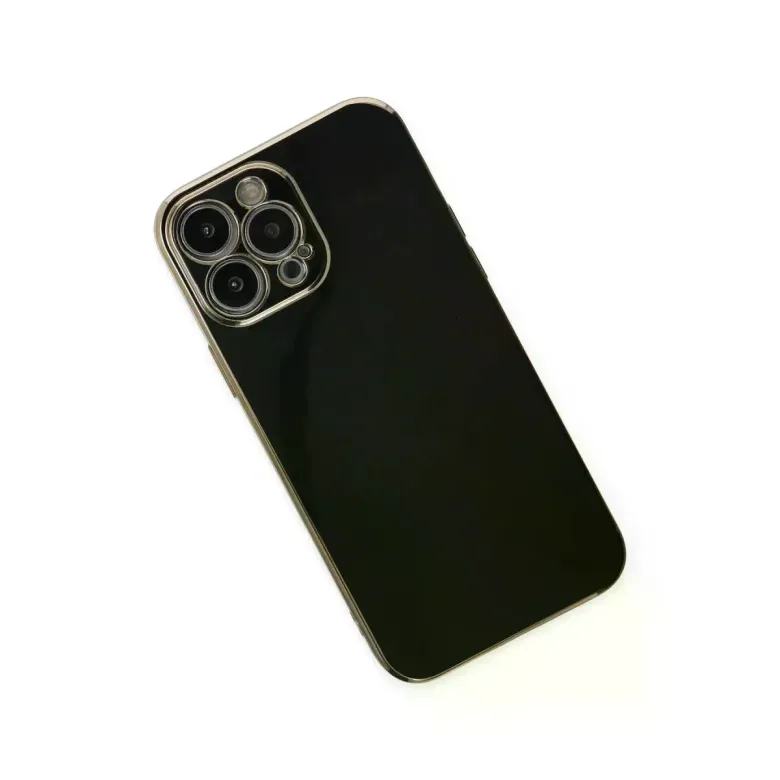 iPhone 15 Pro Max Kılıf Volet Silikon - Siyah