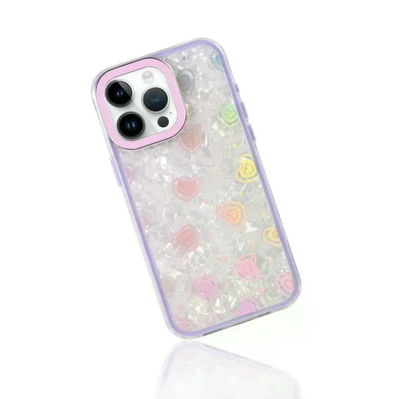 İphone 15 Pro Max Lumi Desenli Kapak - Mor
