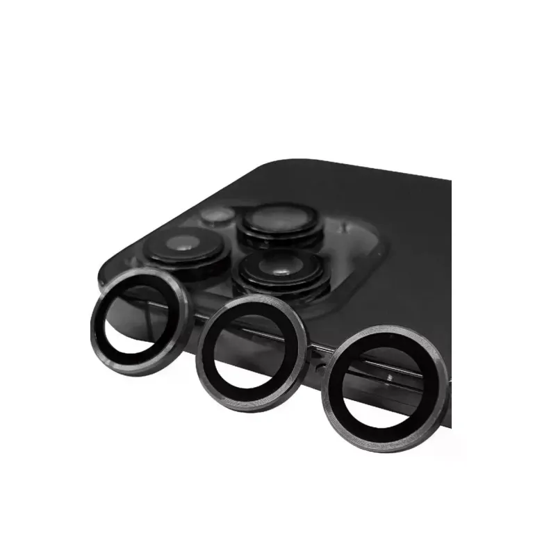İphone 15 Pro Max Raze Metal Kamera Lens - Titan Gri