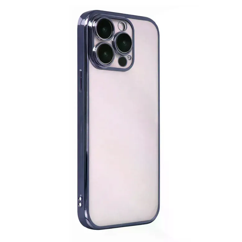 İphone 15 Pro Max Razer Lensli Silikon - Lacivert