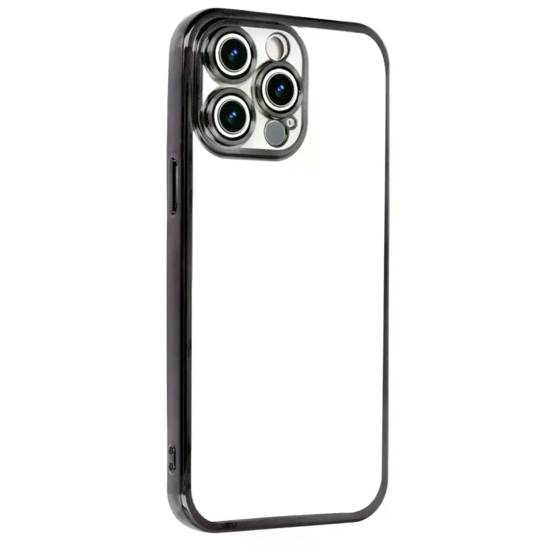 İphone 15 Pro Max Razer Lensli Silikon - Siyah