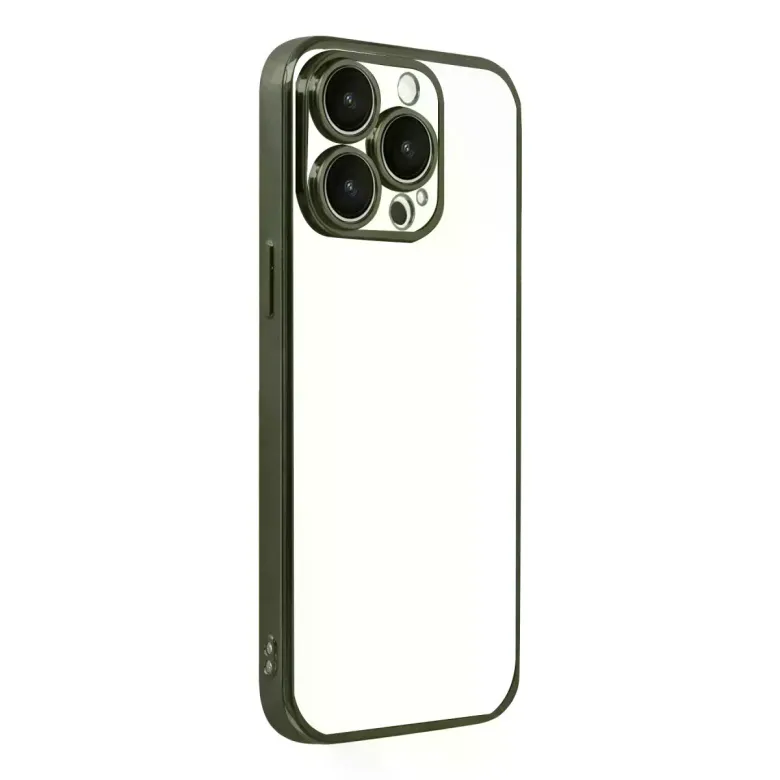 İphone 15 Pro Max Razer Lensli Silikon - Yeşil