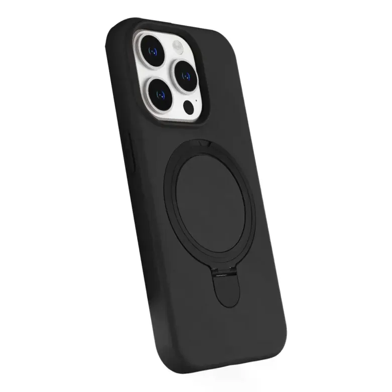 İphone 15 Pro Max Regal Magsafe Standlı Kapak - Siyah