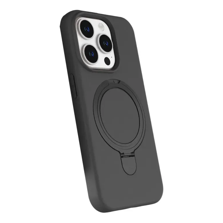 İphone 15 Pro Max Regal Magsafe Standlı Kapak - Titan Gri